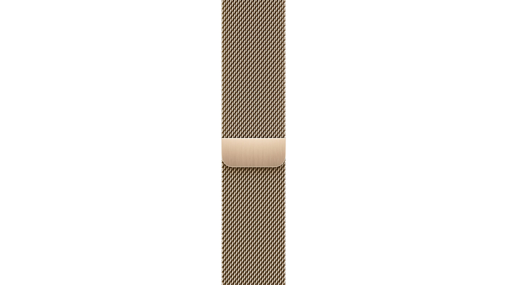 Výměnný řemínek pro hodinky Apple Milanese Loop 41 Graphite Gold